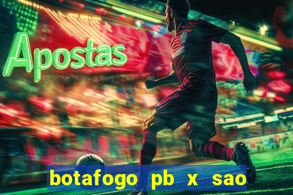 botafogo pb x sao jose palpite