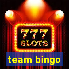 team bingo