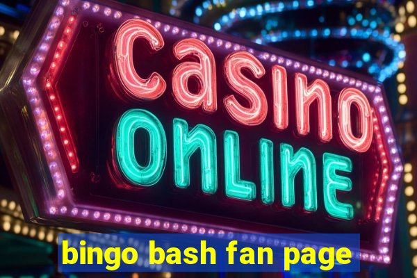 bingo bash fan page