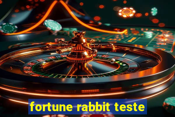 fortune rabbit teste