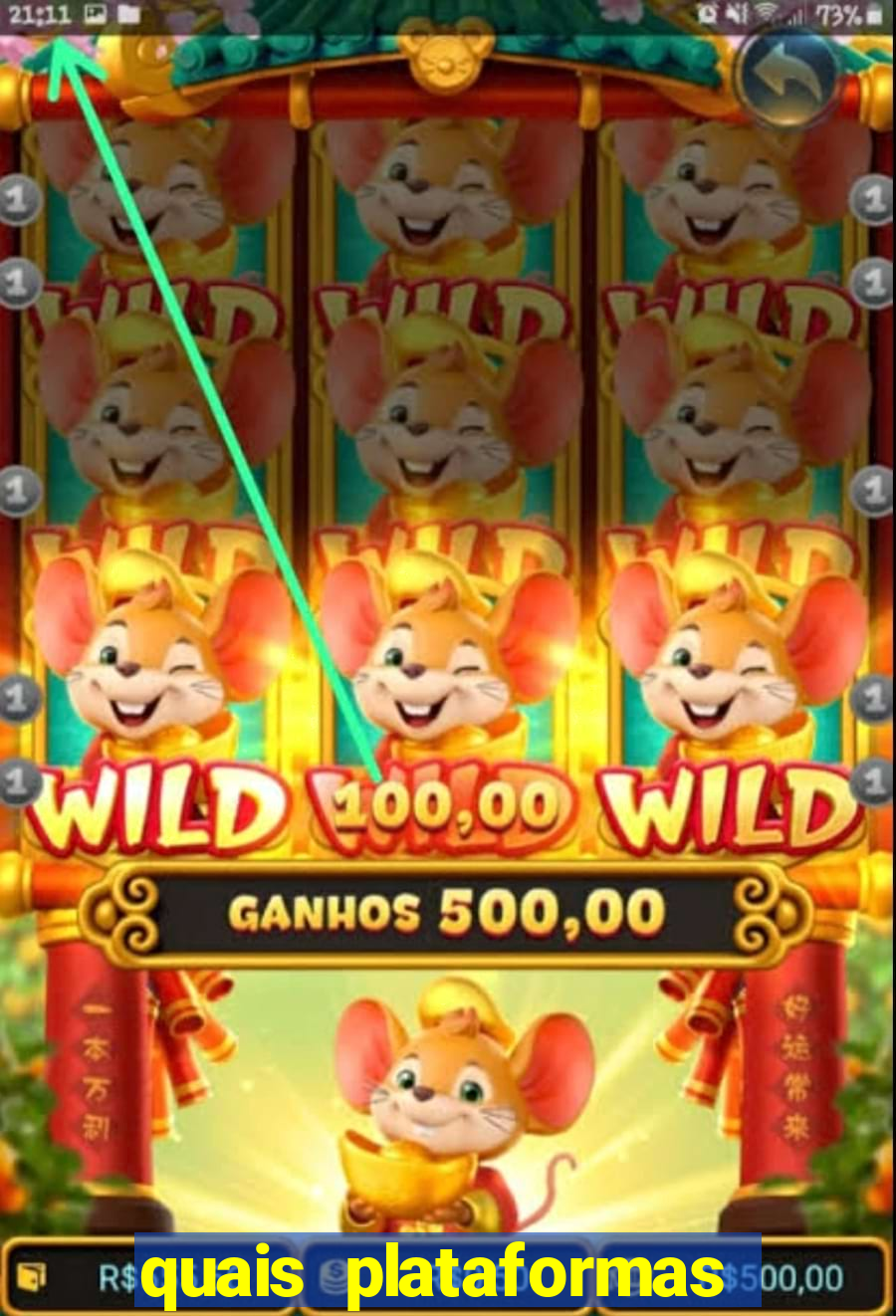 quais plataformas tem o fortune tiger