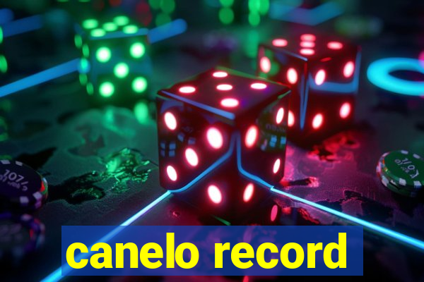 canelo record