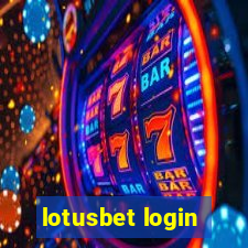 lotusbet login