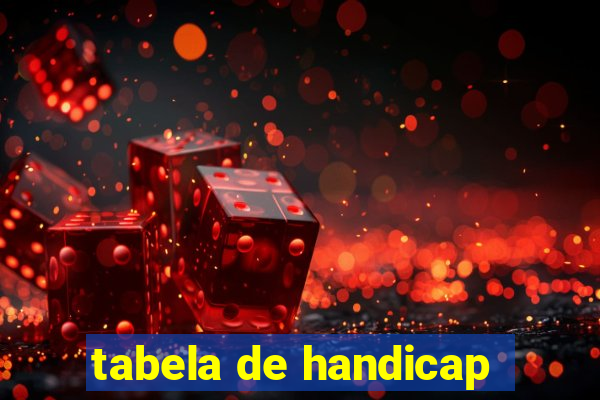 tabela de handicap