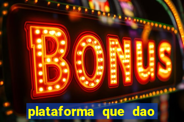 plataforma que dao bonus de cadastro