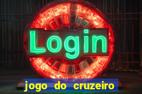 jogo do cruzeiro hoje ao vivo sportv