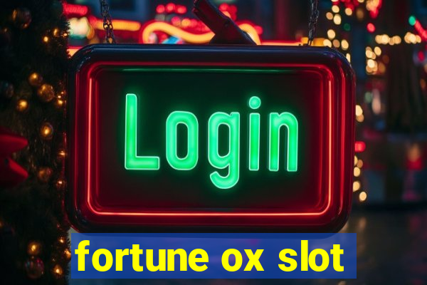 fortune ox slot