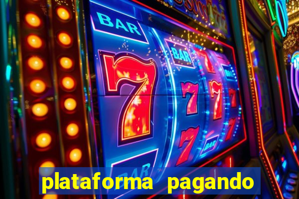 plataforma pagando no cadastro