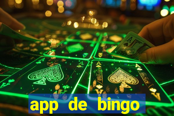 app de bingo valendo dinheiro