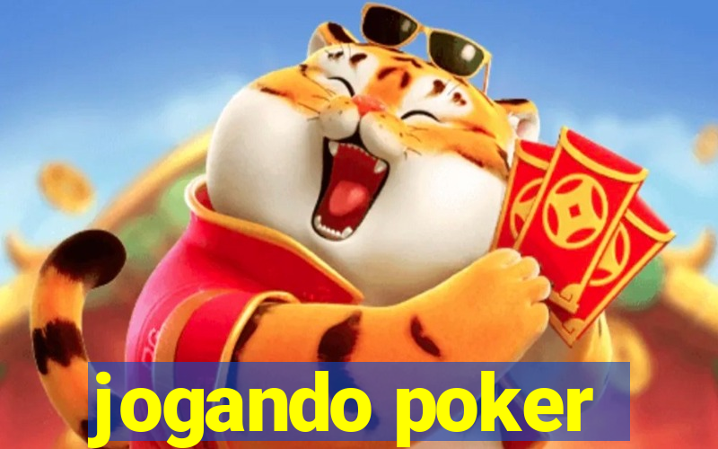 jogando poker