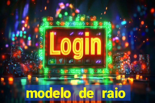 modelo de raio para imprimir