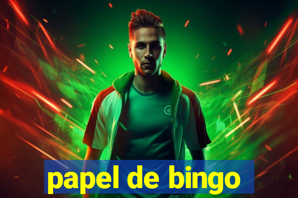 papel de bingo