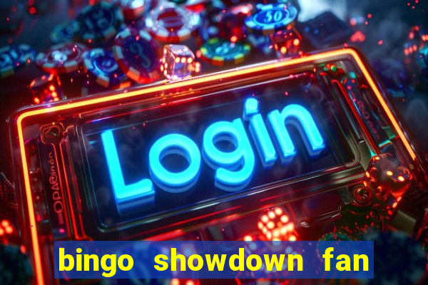 bingo showdown fan page freebies