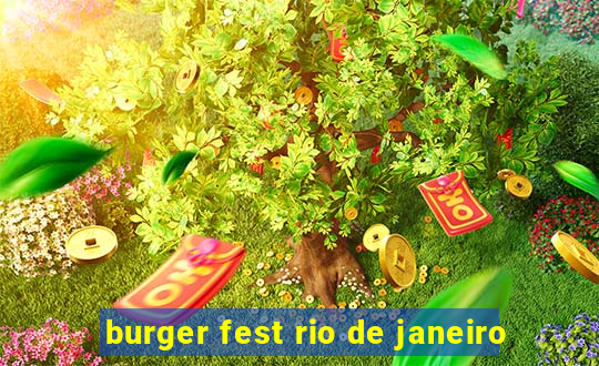 burger fest rio de janeiro