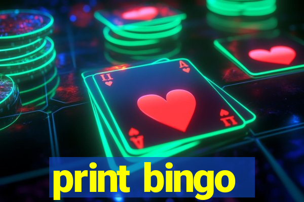 print bingo