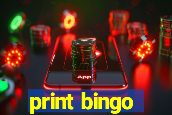 print bingo