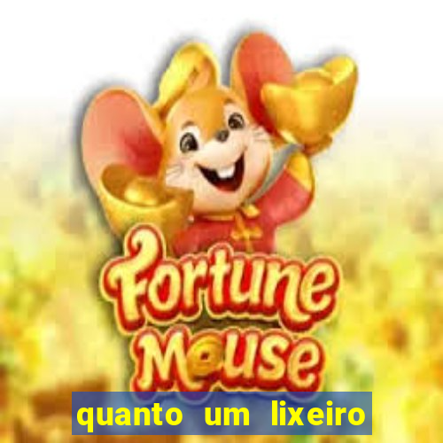 quanto um lixeiro ganha por ano