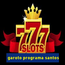 garoto programa santos