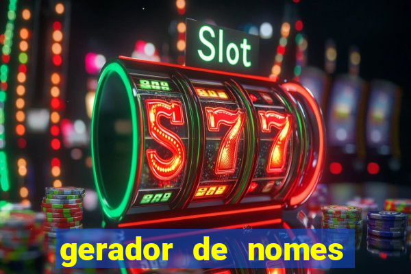 gerador de nomes para jogos