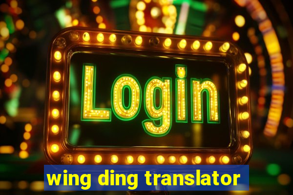 wing ding translator