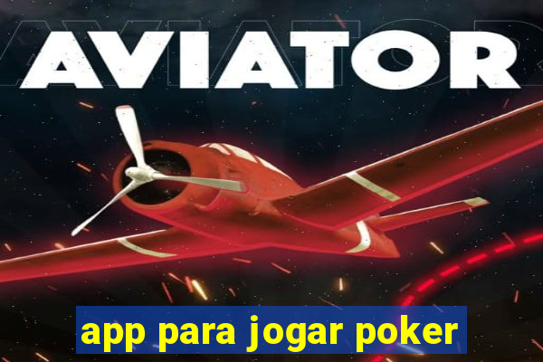 app para jogar poker