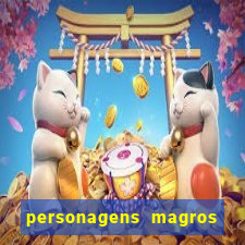 personagens magros de desenhos