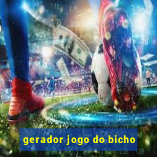 gerador jogo do bicho