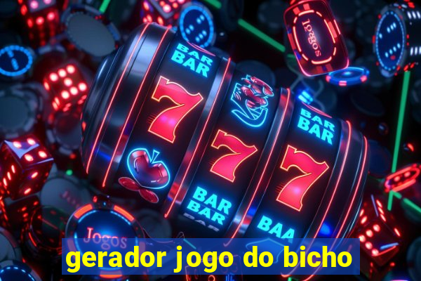 gerador jogo do bicho