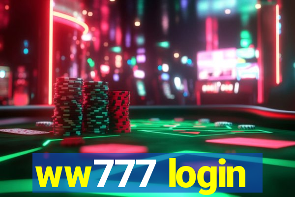 ww777 login