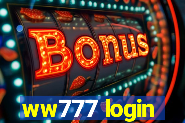 ww777 login