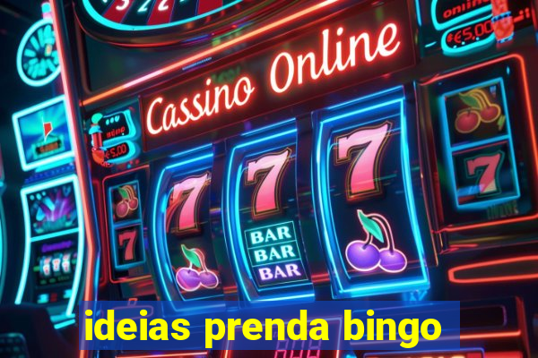 ideias prenda bingo