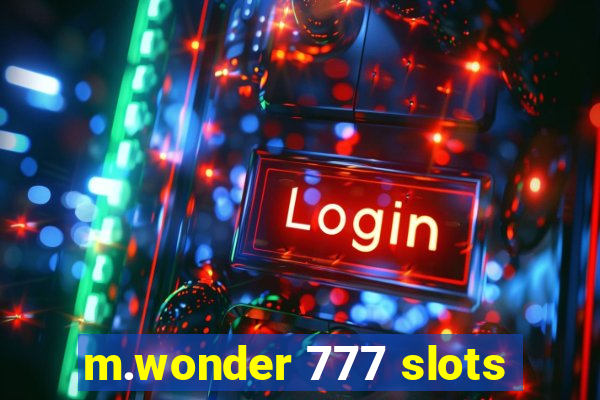 m.wonder 777 slots