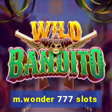 m.wonder 777 slots