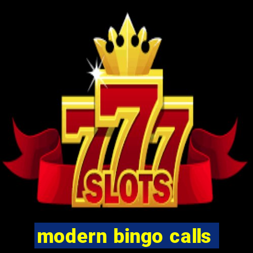 modern bingo calls