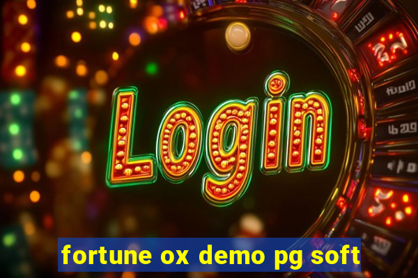 fortune ox demo pg soft