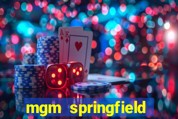 mgm springfield slot payout percentage