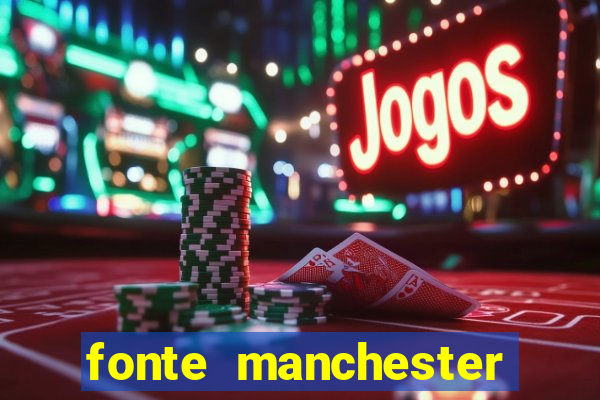 fonte manchester city download