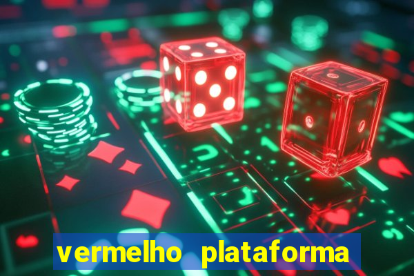 vermelho plataforma de jogos