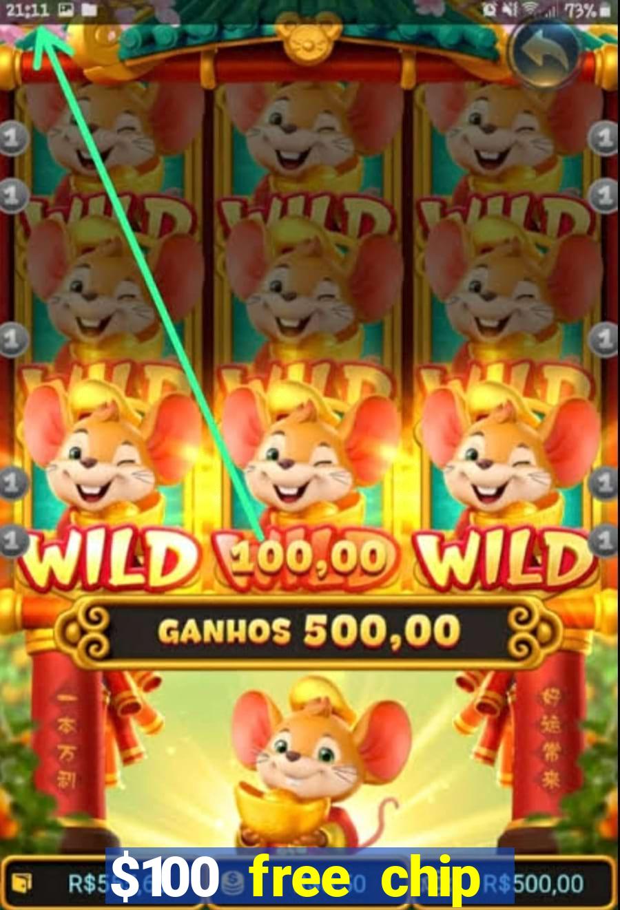 $100 free chip casino captain jack