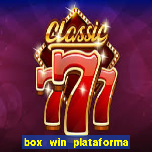 box win plataforma de jogos