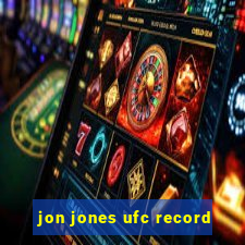 jon jones ufc record