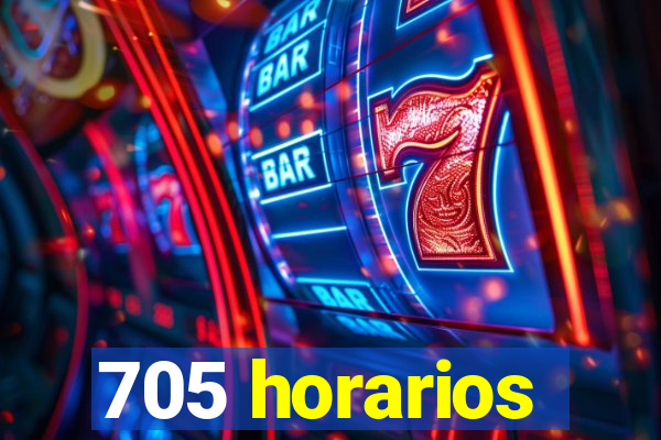 705 horarios