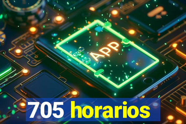 705 horarios