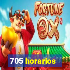 705 horarios