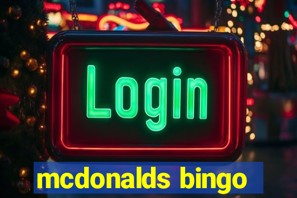 mcdonalds bingo