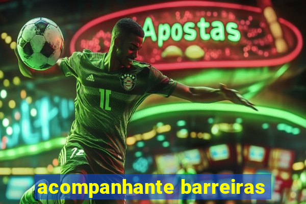 acompanhante barreiras