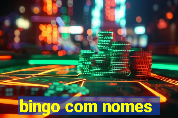 bingo com nomes