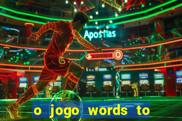 o jogo words to win paga mesmo