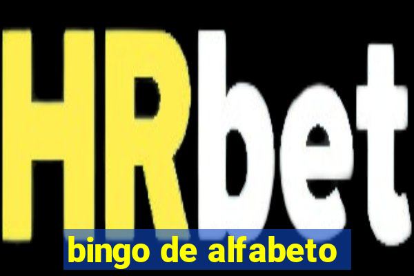 bingo de alfabeto