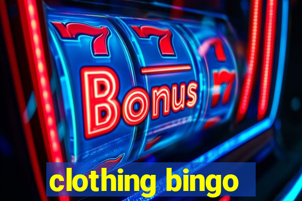 clothing bingo